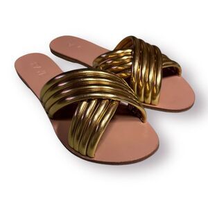 RAYE Gold Sandals